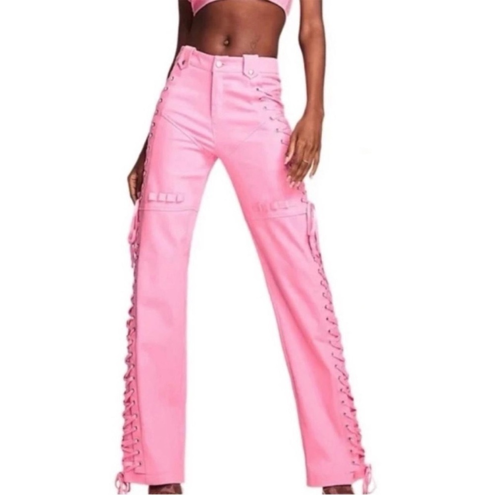 IAmGia Pink Laced Pants